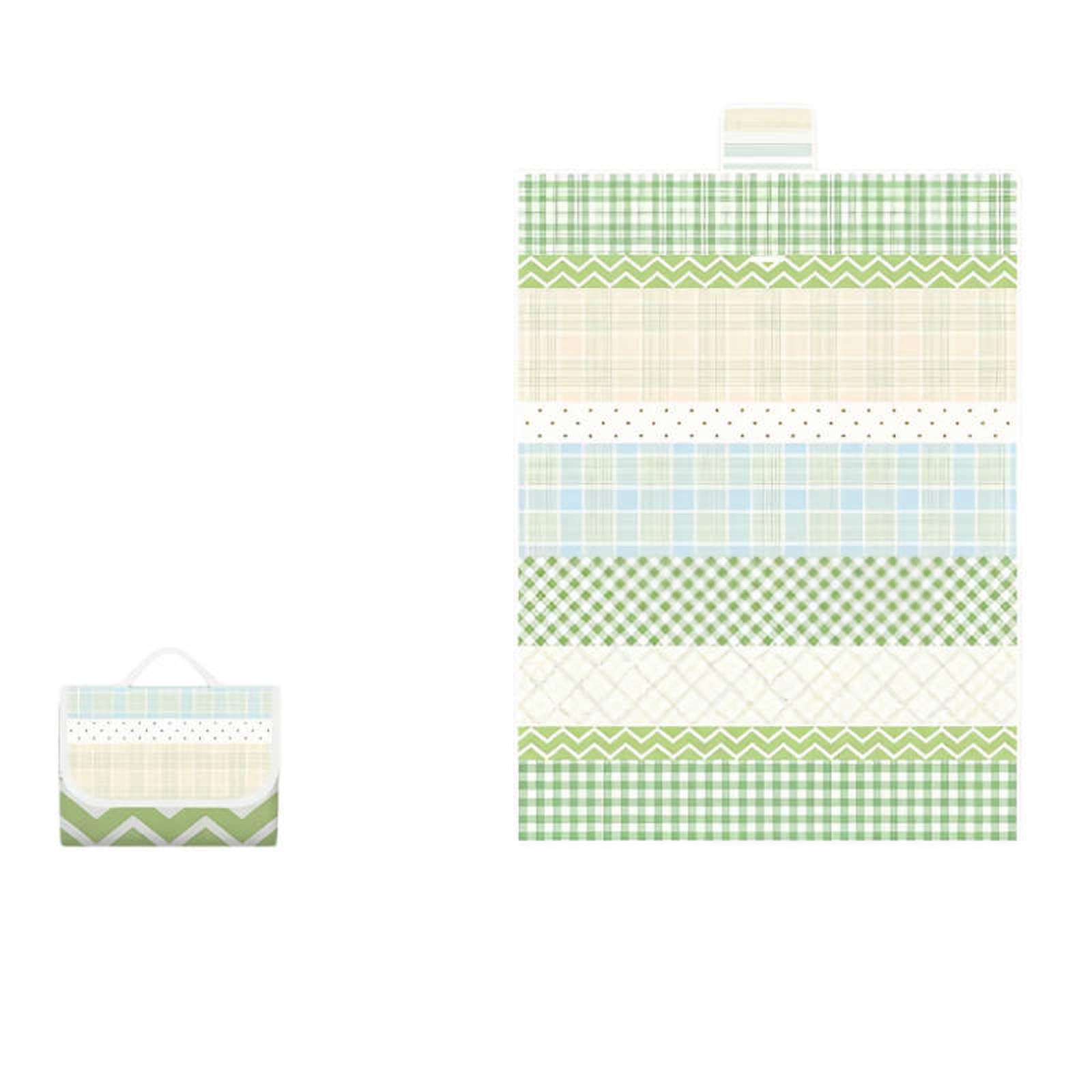Générique Couverture de Pique-Nique imperméable, Tapis de Camping, Tapis de Plage épais, Pliable et Portable, avec Envers imperméable et poignée pour Le Parc et Les Voyages