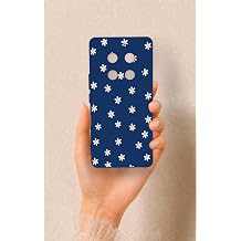 Honor Magic 7 Lite 5G Uyumlu Mini Papatya Desenli Silikon K l f, Lacivert