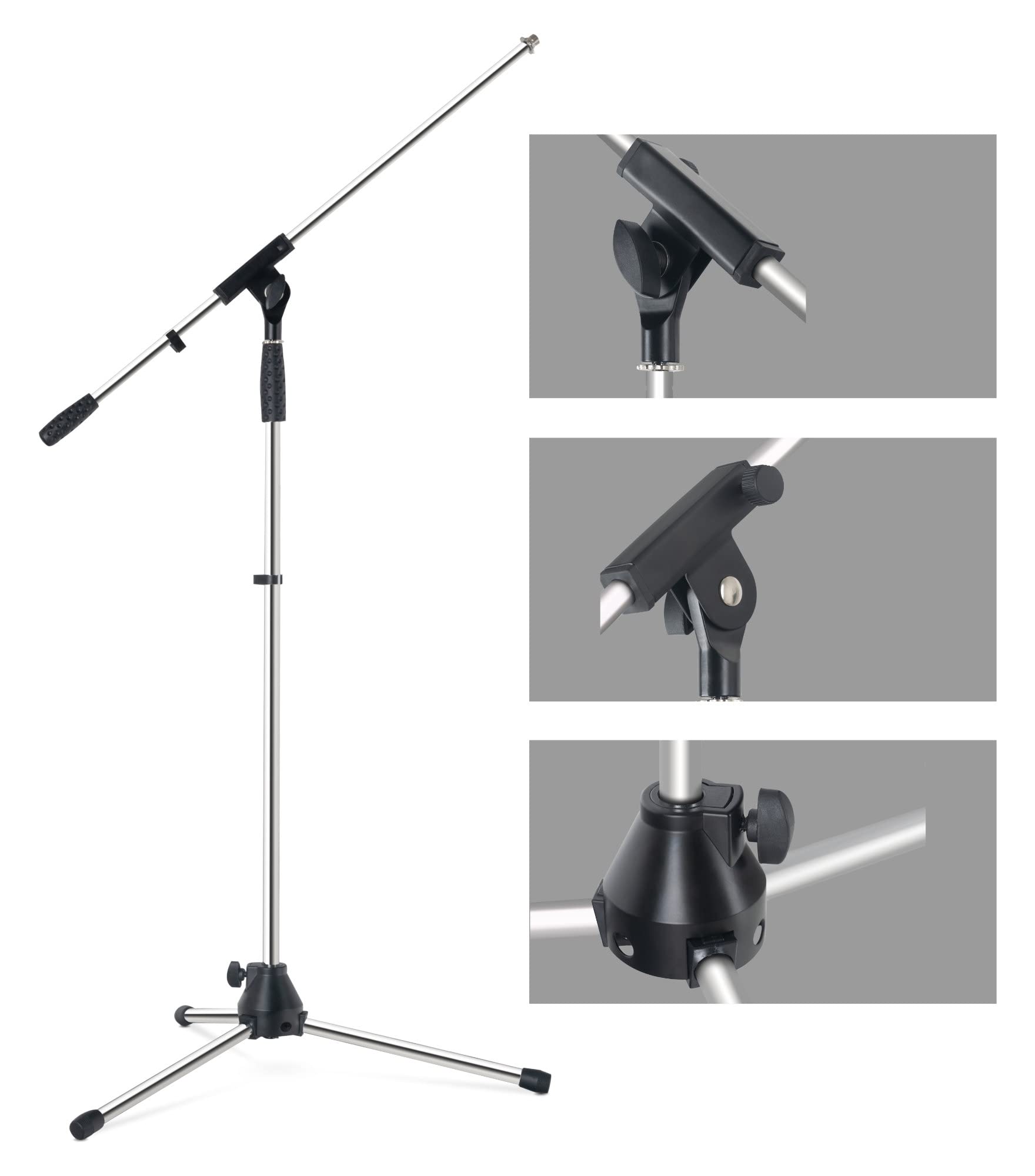 Pronomic MS-25C Pro cromo Supporto microfono