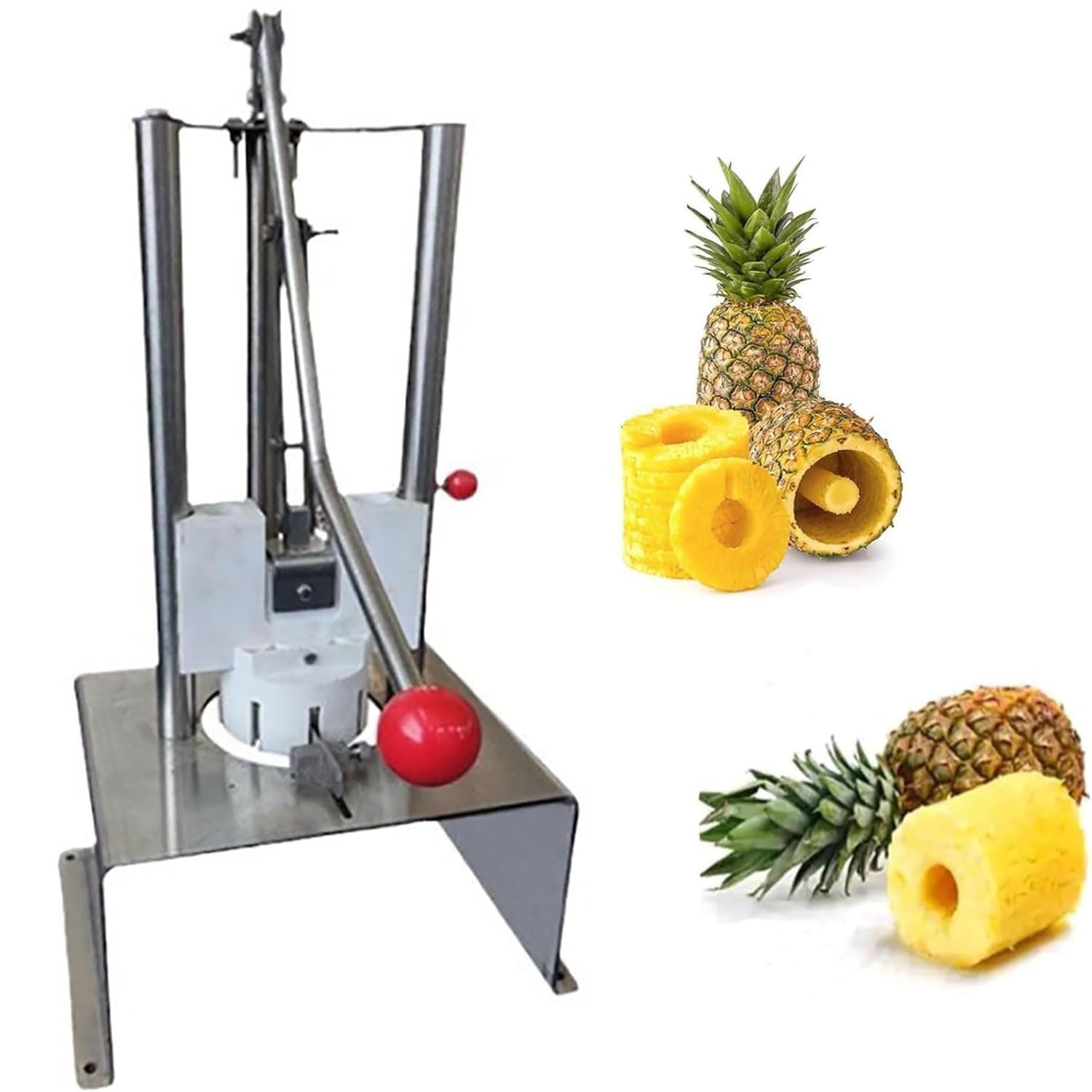 Ananasentkerner Schneider Manueller Edelstahl Ananasschäler für einfache Kernentfernung, ideal für Supermärkte, Obstläden, Restaurants und Kantinen