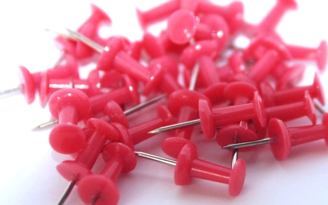 100 Light Pink Push Pins Ideal for Cork Boards Amazon.co.uk Home