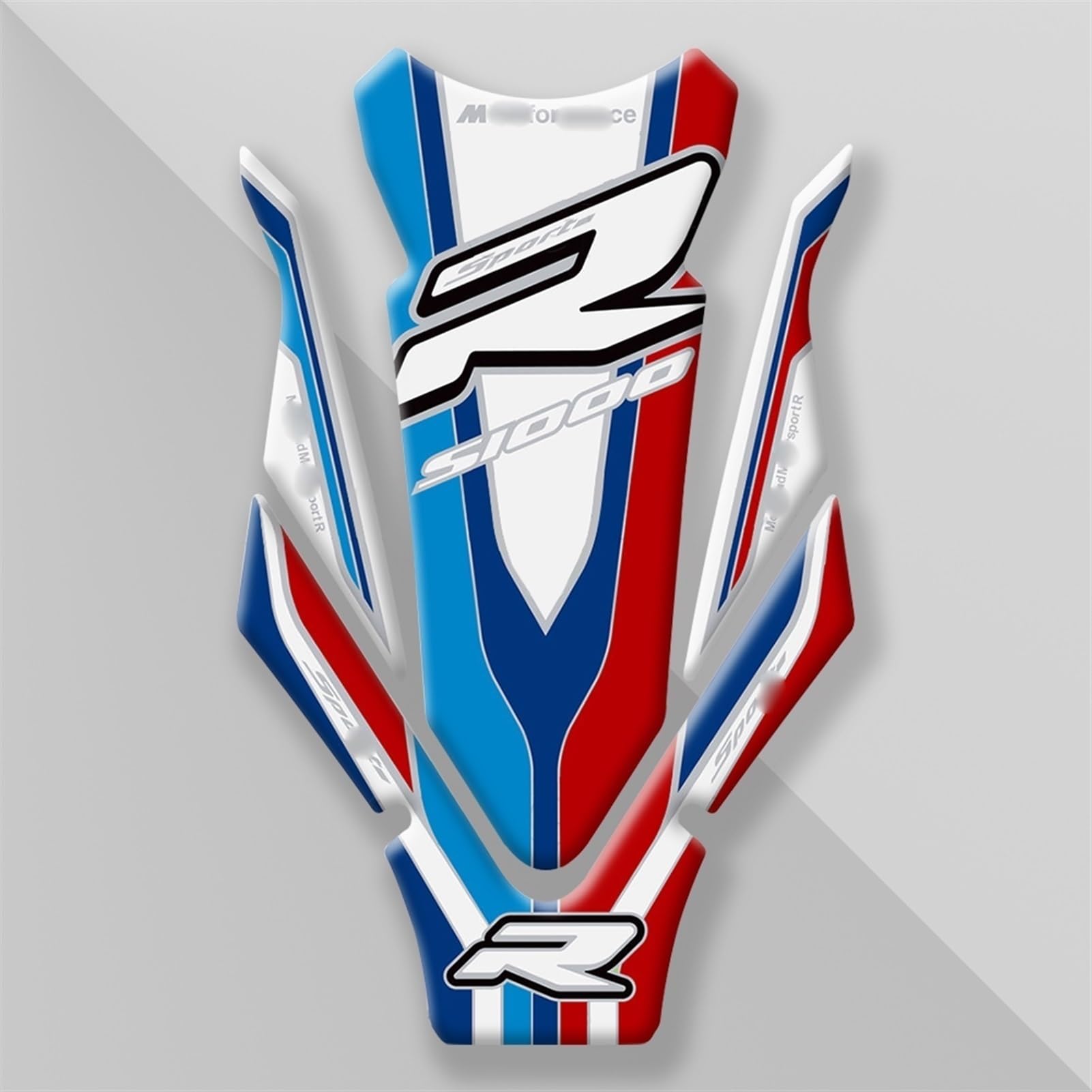 Motorcycle Tank Pad Protector Racing Tankpad Sticker Fuel Side Fishbone Applique S1000R 2021 for BMW Streetfighter(Color3)