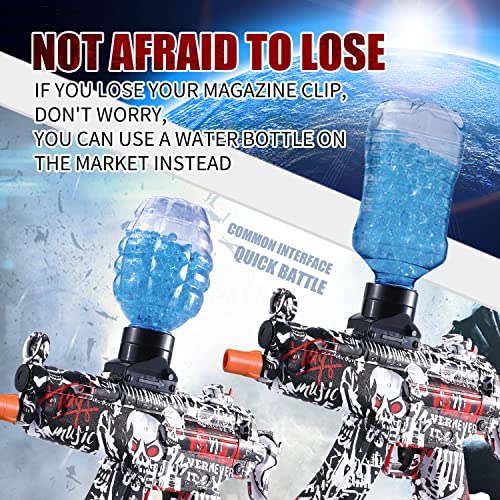 Jenyolon Gel Ball Blaster, Electric Splatter Ball Blaster Automatic With 70000 Water Beads, Splat Ball Blaster Toys For Outdoor Activities Shooting Game Gifts For Boys And Girls Ages 12+ (Red) #TOP2