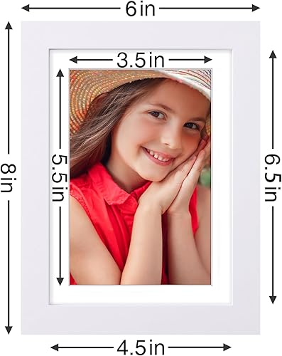 Vista 633 de Vittanly - Juego de 9 portarretratos, plexiglás resistente a rupturas, exhibe fotos de 12 x 12 pulgadas o, con paspartú, de 8 x 8 pulgadas, marcos