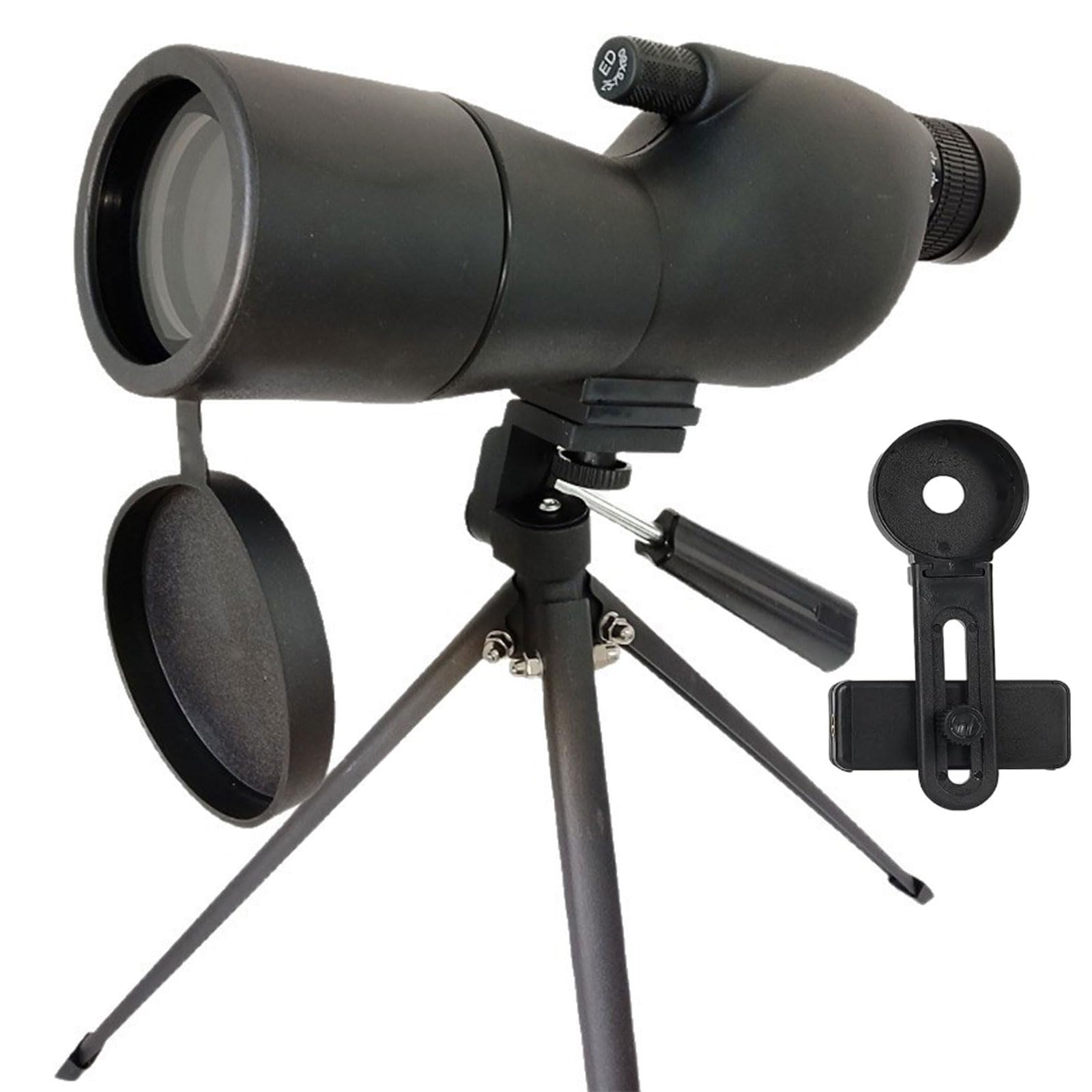 Broad View - Dispositivo de observación de vidrio mejorado de 25 a 75 x 60 mm, ideal para observación de aves y estudio de la naturaleza, detección extendida