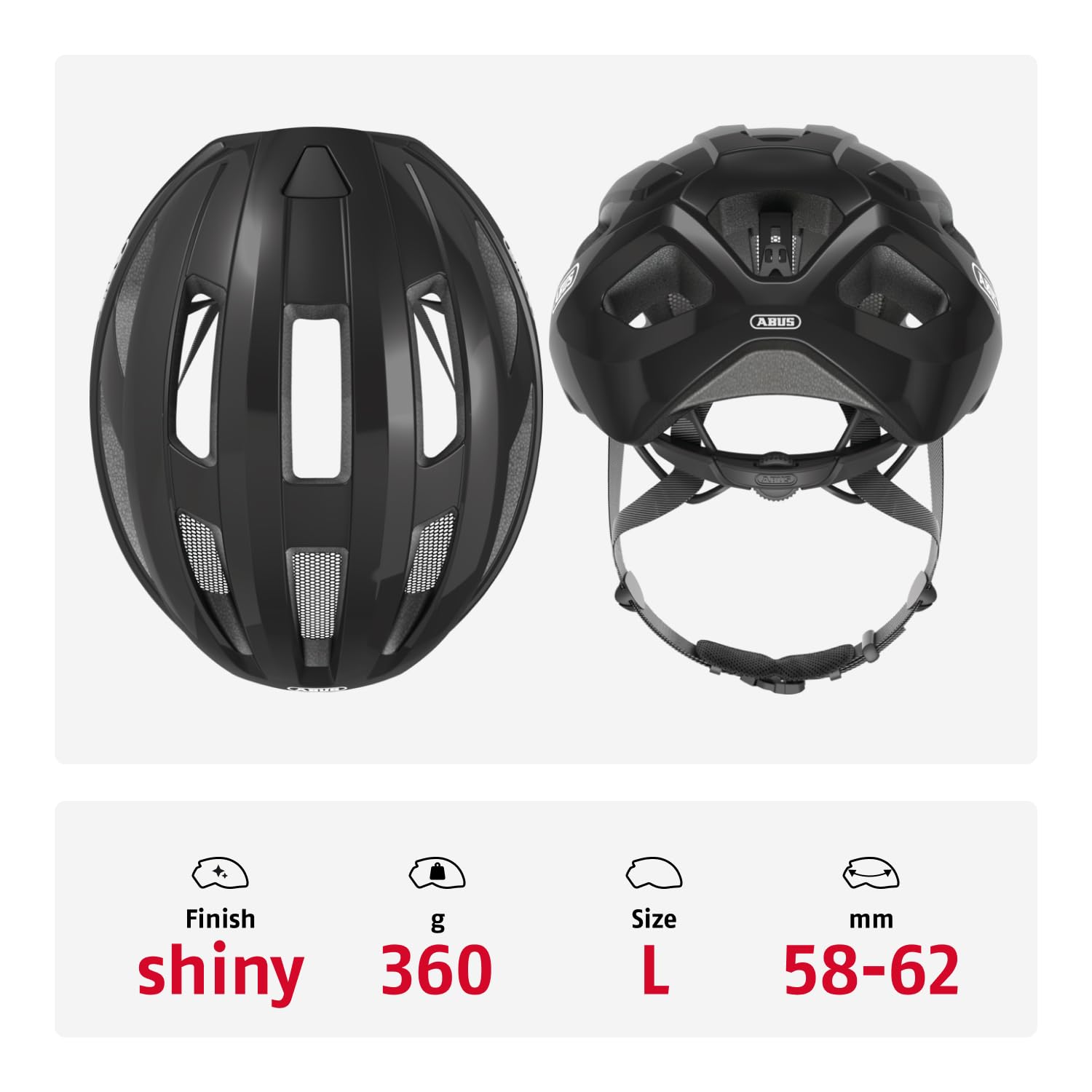 ABUS Casque de vélo Macator - Casque de sport pour débutants, porteurs de tresses, femmes et hommes