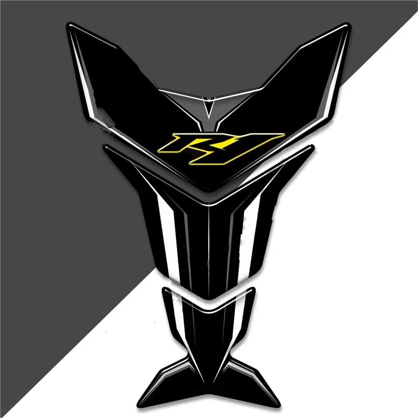Motorbike Stickers Motorcycle Fuel Tank Stickers for YZF-R1 YZFR1 YZF R1 R 1000 Fish Bone Sticker Protection Decal Traction Pad Resists Fuel Tank Protection Pads(Color4)