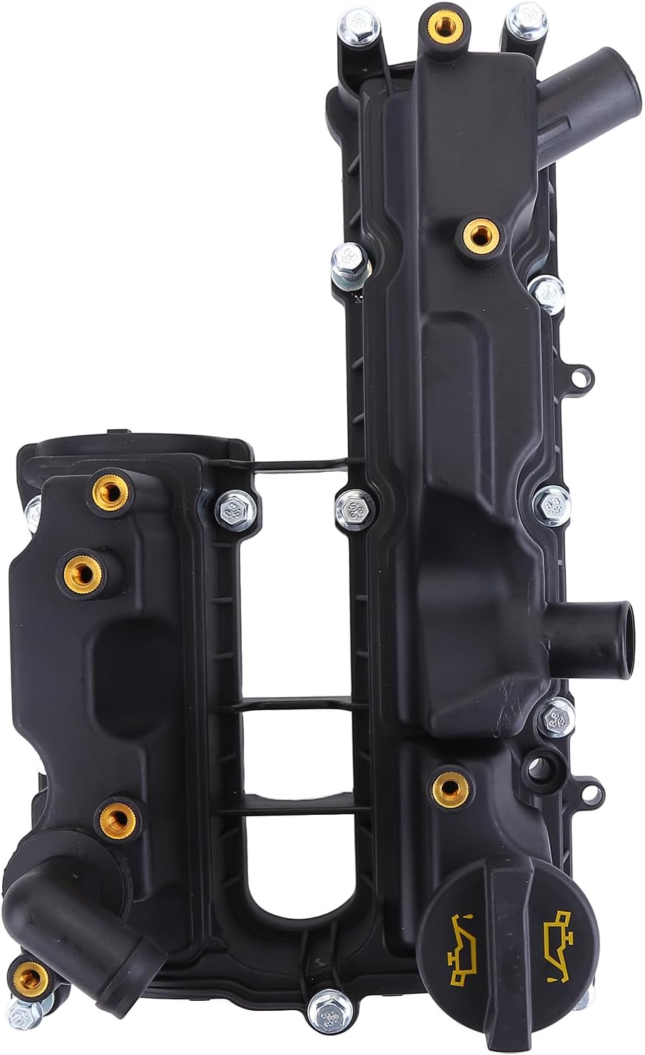 Engine Valve Cover with Gasket Compatible for Ford Escape 1.6L Gas Turbo 2013-2016 for Fiesta 1.6L Gas turbo 2014-2019 Replaces BM5Z-6582-A BM5Z6582A