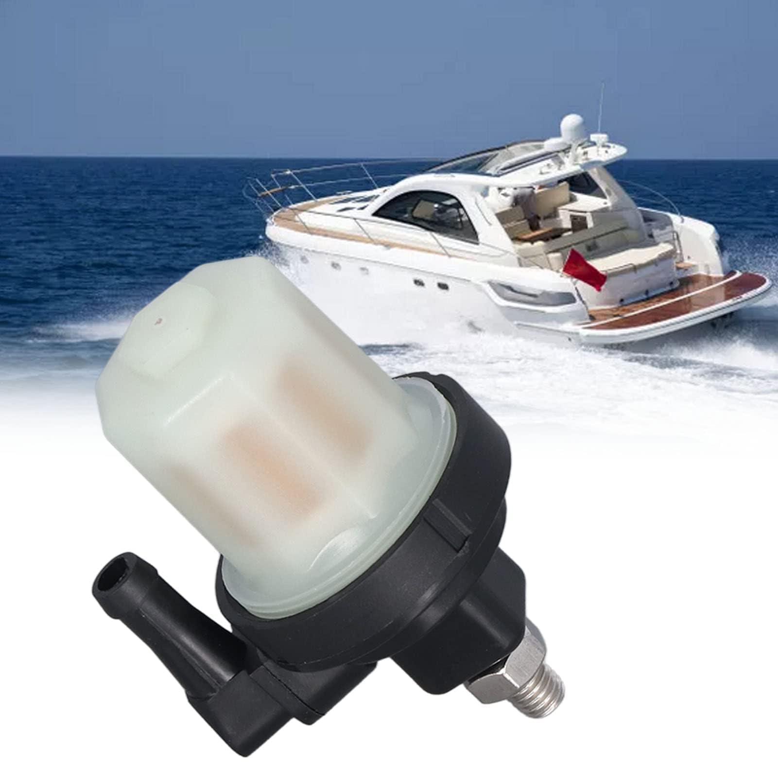 HERCHR Filtro Carburante Separatore Acqua Kit Completo Motore Fuoribordo Marina