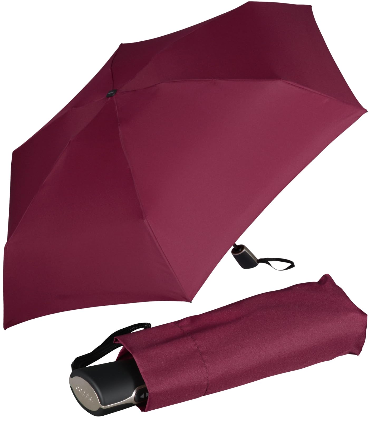 Parapluie Doppler Fiber Micro plat Royal Berry compact résistant au vent