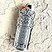 JSSELLER Metal Lighter Case Fits BIC, It Covers Standard Full Size Bic in J6. Zodiac Astrology Lighter Case, Design in Aquarius. One Piece Per Order