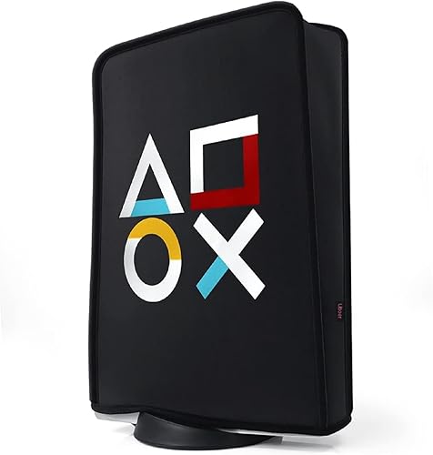 pS5 - Funda a prueba de polvo para consola de juegos pS5, protector antiarañazos, lavable, antipolvo, funda para accesorios PS5, edición digital y