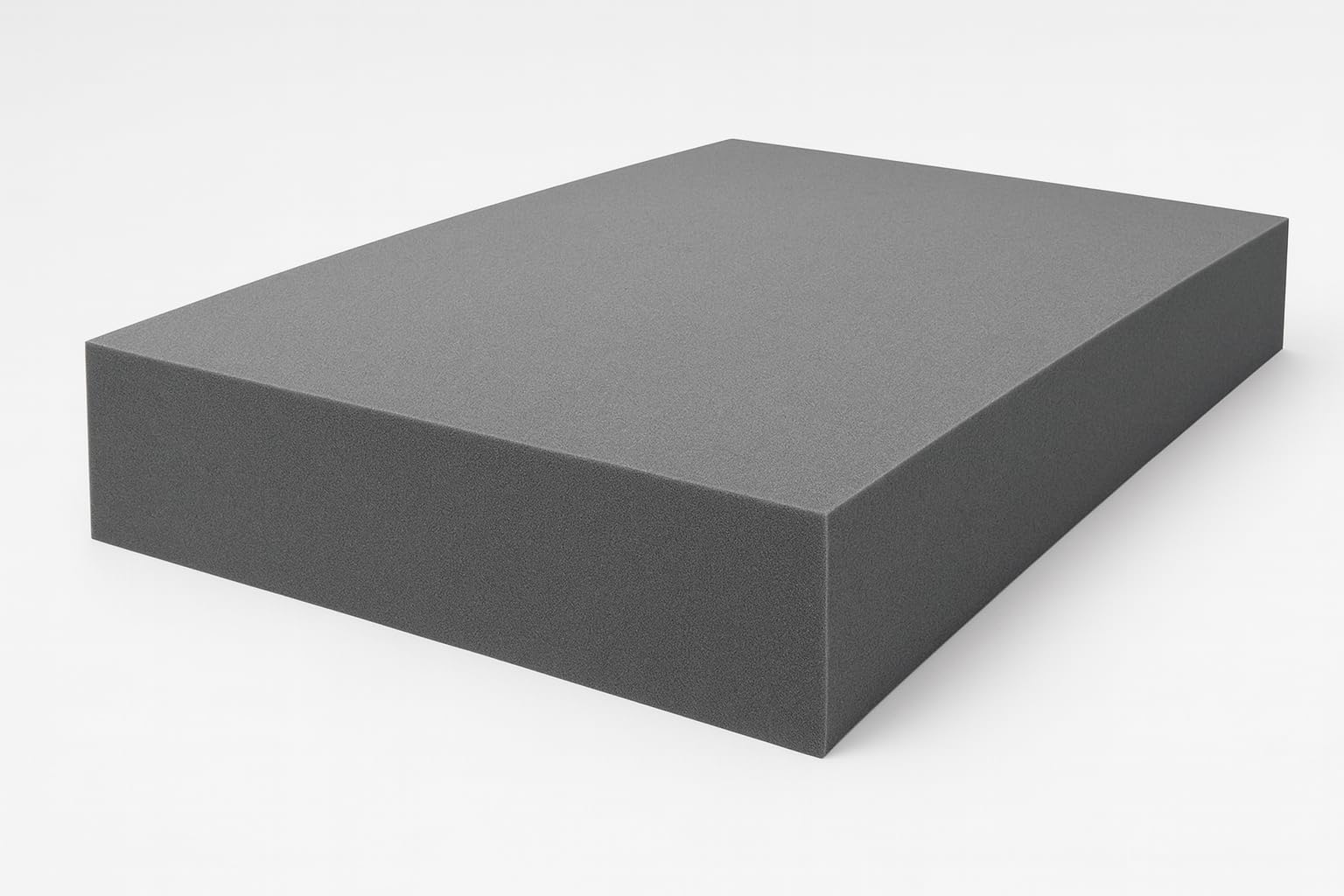 DREAMLAYER High Density Grey Foam Sheet – for Cushions, Sofas, Beds, Seats, Campervans, Caravans, Pub/Bar Seating, Pet Beds & DIY Crafts – Cut to Size – UK Made Quality (80" x 25" x 4")