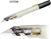 Vista 6 de VViViD Cuchillo de corte multiusos retráctil de precisión equilibrado de alta calidad para envolturas de vinilo automotrices (paquete de 1)
