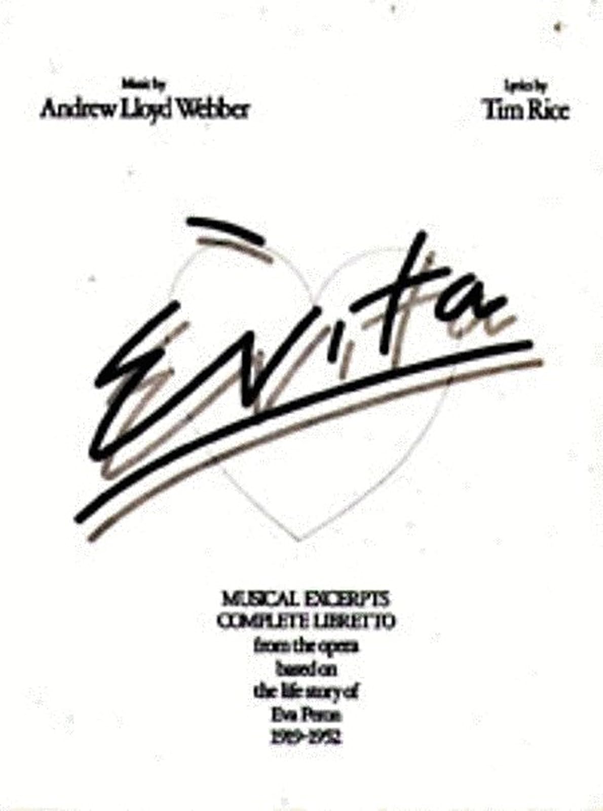 Evita Vocal Selections