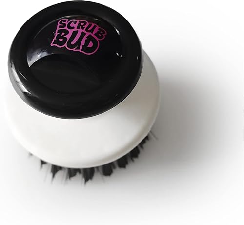 Cepillo de limpieza multiusos rosa para amoladora de brotes, cepillo perfecto para molinillos de hierbas, cepillo de limpieza de verduras y frutas