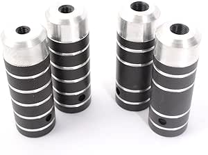 KHE BMX Axle Pegs - 4 Pezzi, Filettatura 10mm E 14mm, Nero, Per Trick E Ramp - Foto 2