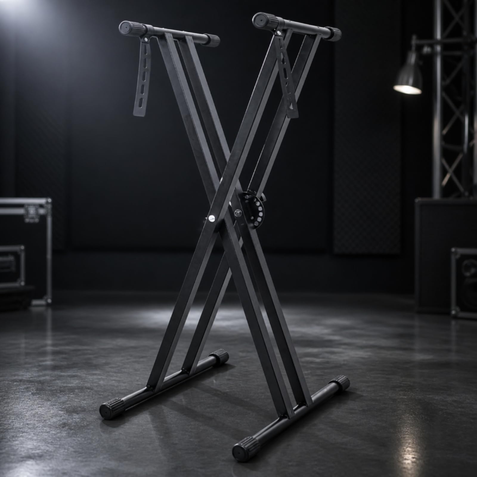Support Clavier En Fer Antidérapant Stand Clavier Pliable à Cadre En X-Pliable Support Synthétiseur pr