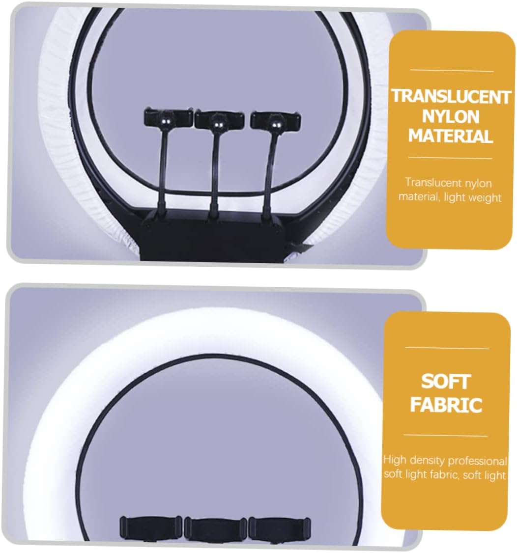 OSALADI 3pcs Light Diffuser for Ring Light Photography Reflector Translucent Photo Shooting