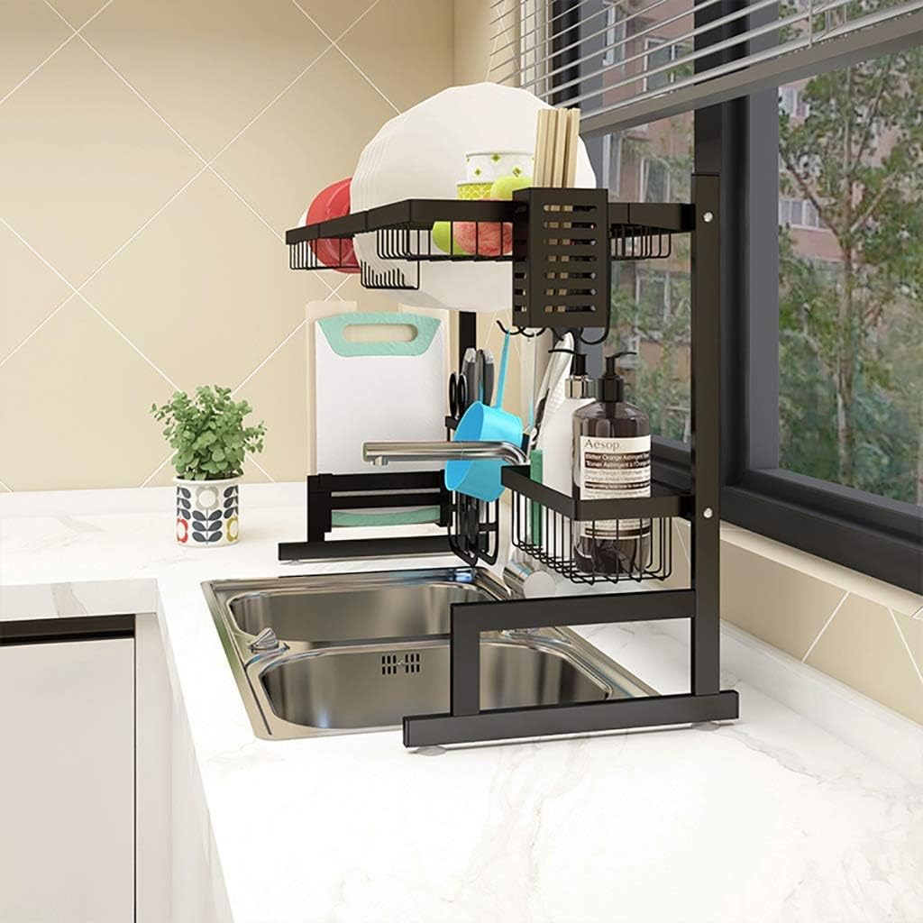 Dish Storage Racks,Dish Storage Rack,201 Stainless Steel Kitchen Sink Drain Rack Dish Rack,