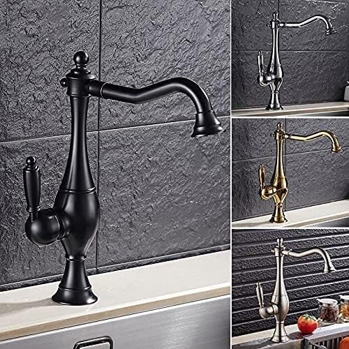 Robinet en laiton noir durable et élégant pour évier
