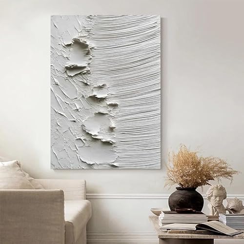 Genérico Cuadros Salon, Decoración De Pared Artística Con Olas Del Mar, Pintura Al Óleo Sobre Lienzo, Sin Marco, Original, 100% Pintada A Mano, Para Sala De Estar, Decoración Del Hogar, Olas D