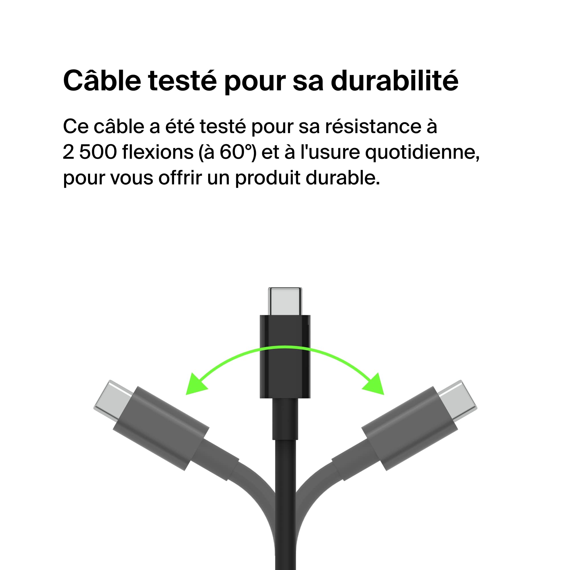 Belkin Adaptateur USB-C vers HDMI 2.1 (câble de 11 cm, 8K à 60 Hz, 4K à 144 Hz, HDR, HBR3, DSC, HDCP 2.2, USB-If et pour Macbook, iPad Pro et Autres appareils USB-C)