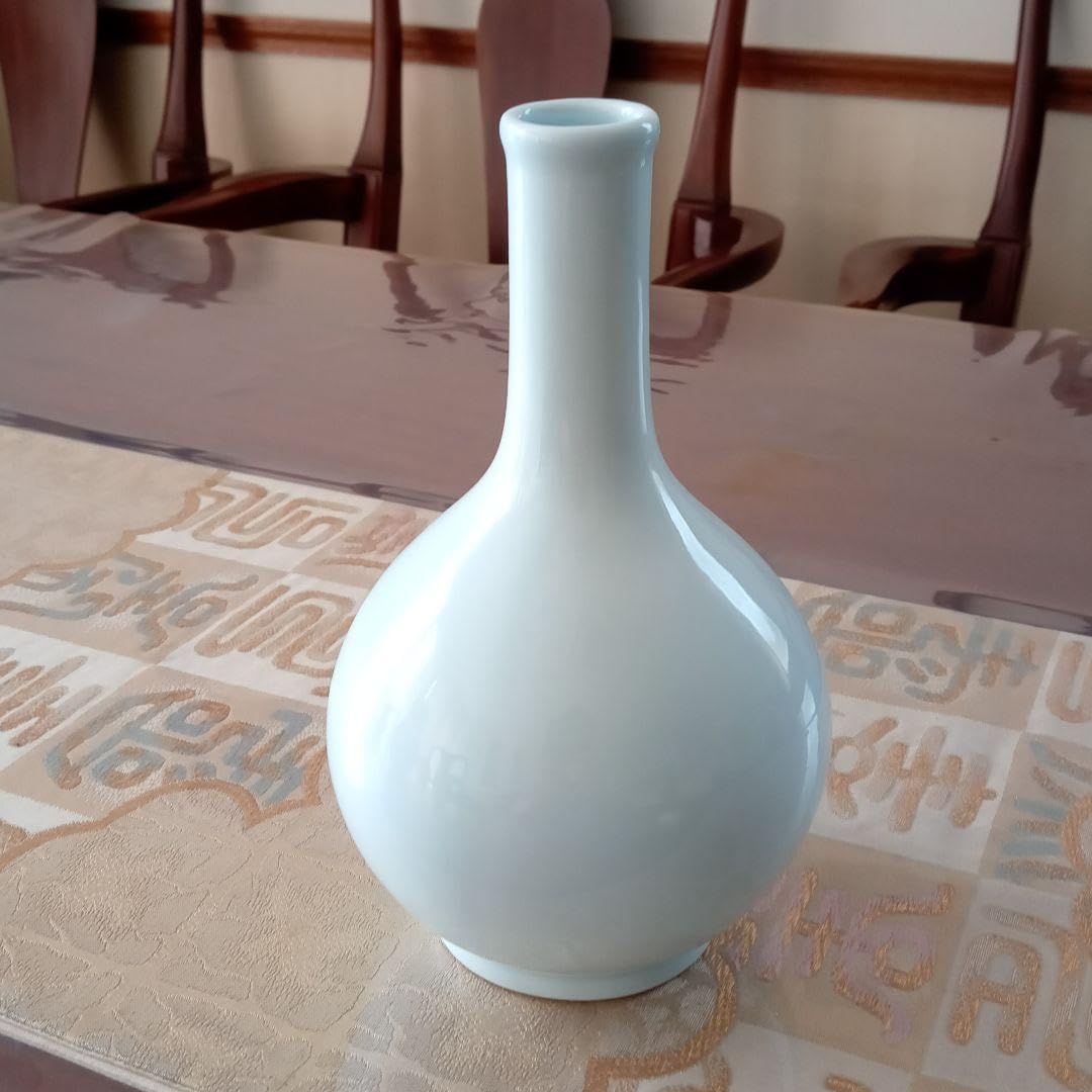 Amazon.co.jp: 有田焼 栄峰窯 花器 一輪挿し 菖蒲 あやめ 池坊