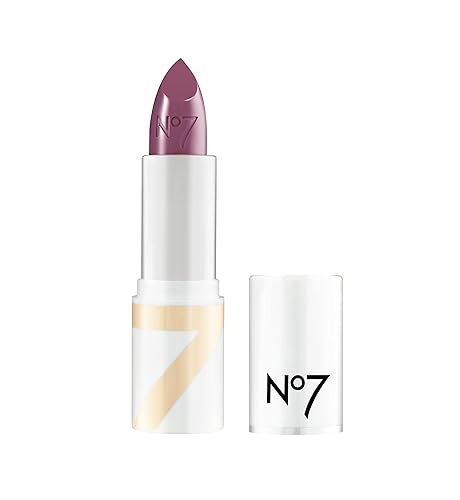 Miniatura 2 de No7 Lápiz labial que desafía la edad, Cameo, maquillaje antienvejecimiento para mujeres, lápiz labial rosa hidratante con ácido hialurónico para