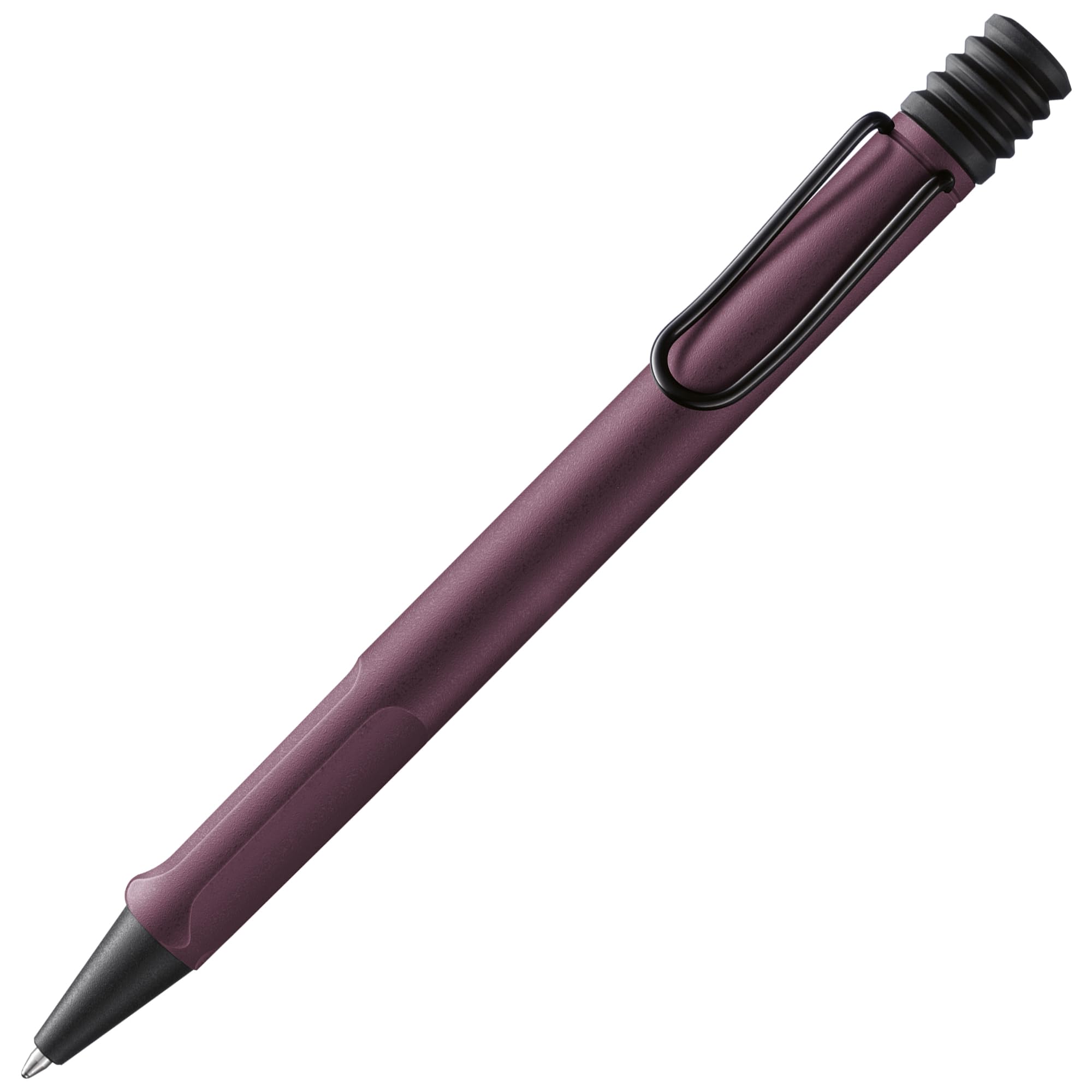Lamy safari scarlet - Ballpoint Pen with ergonomic grip & line width M - for pleasant long writing - made of robust ASA plastic – including large capacity refill M 16 in black
