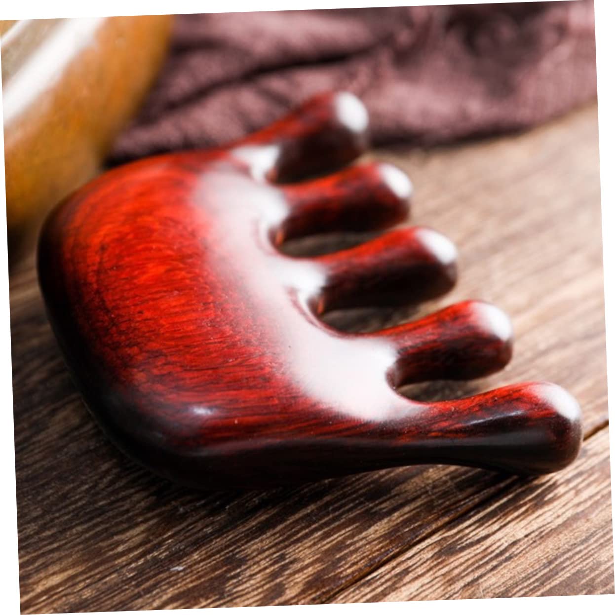 3stücke Kopfhaut Massagekamm Aus Holz Ergonomischer Akupressur-massager Für Entspannende Haar Und Kopfhautmassage Leicht Und Tragbar Für Zuhause Und Unterwegs