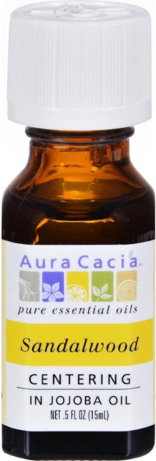 Aura Cacia Prec Ess Sandlwd Jojoba .5 Fz2