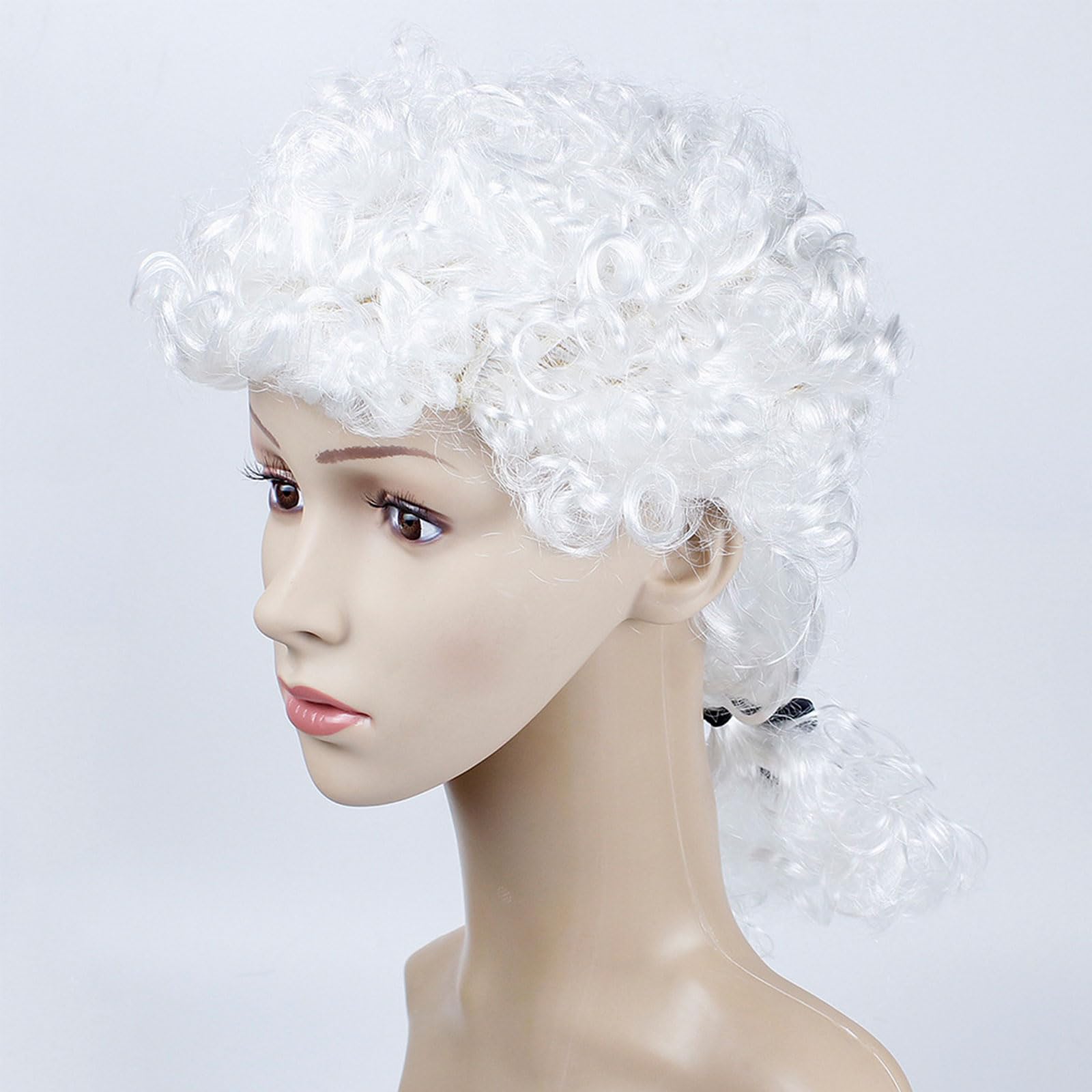 Wmzjnljy 2pcs Judge Costume Accessories Judge Wig - Image 4