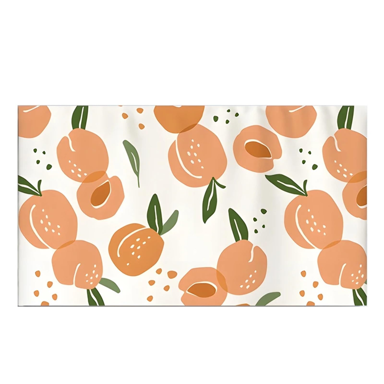 GSJNHY Tv Covers TV Cover Dustproof Home Decor,Thickened & Easy To Install,Hand-Drawn Yellow Peach Pattern,Fits 24 43 50 55 65 70 75 85 Inch TVs for home(43inch)