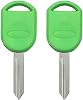 2x New Transponder Ignition Car Key Compatible With & Fits For Ford Lincoln Mercury 80 Bit Chip H92 H84