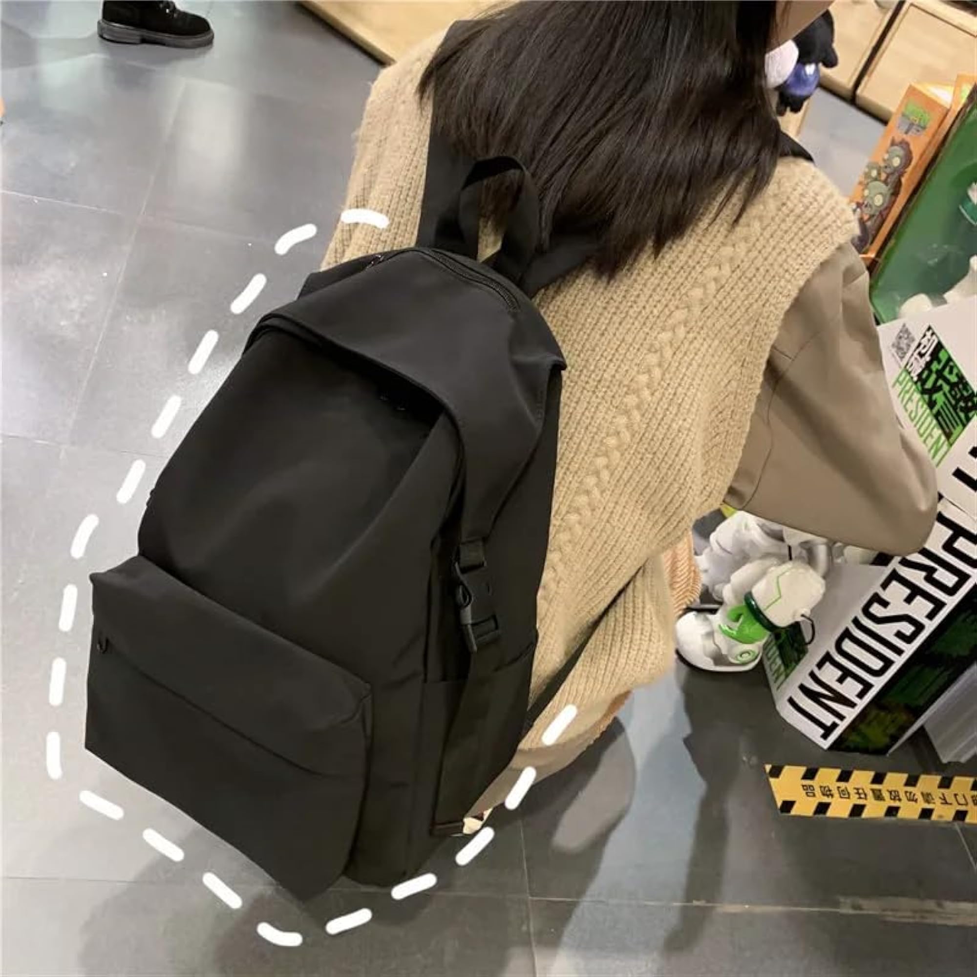 Lightweight Eco-Friendly Fabric Sling Backpack
