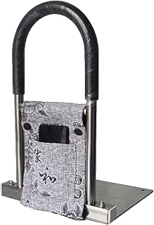 RUDANDAN Parapetto di Sicurezza per Neonati, Maniglioni per Letto con Custodia in Tessuto E Copertura in Schiuma, Deflettore di Protezione Anticaduta in Metallo di 46,5 Cm di Altezza