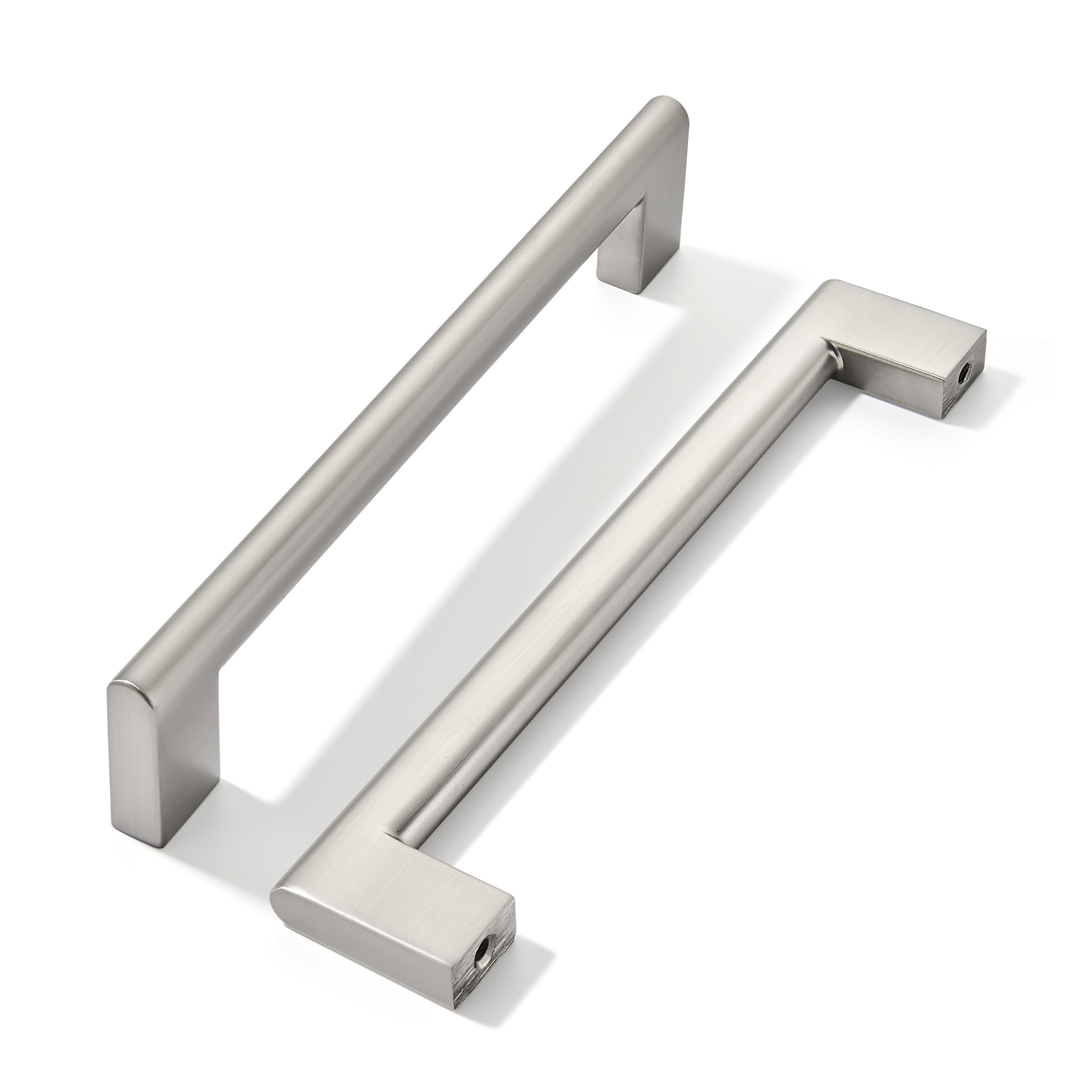 KHTUMEWARE-80296 Brushed Nickel Cabinet Pulls CTC 5 in (128 mm) 10-Pack
