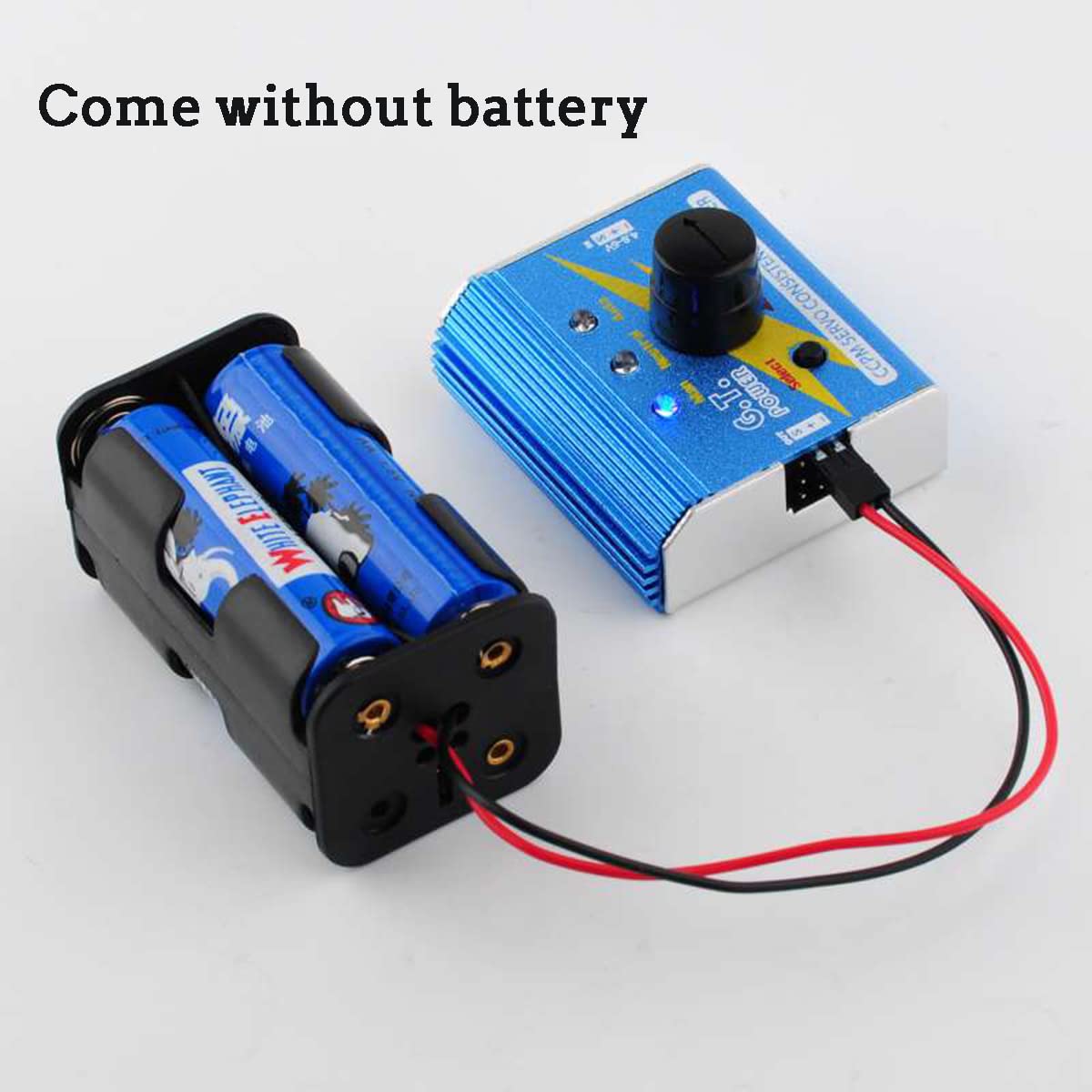 Tester De Servo 3CH Con Carcasa De Aluminio – Comprobador De Consistencia CCPM Para Aviones, Helicópteros Y Coches RC, Incluye 3 Canales