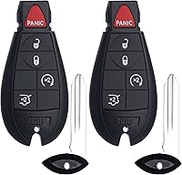 Vista 1 de Remote Key Fob FOBIK Replacement Fits for Jeep Grand Cherokee 2008 2009 2010 2011 2012 2013 Commander 2008-2010 IYZ-C01C Keyless Entry Remote Start