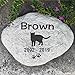somiss Cat Memorial Stones Headstones Outdoor - Personalized Cat Garden Stones Engraved with Name and Dates - Sympathy Cat Memorial Gifts Loss Gifts for Garden Patio or Lawn,11