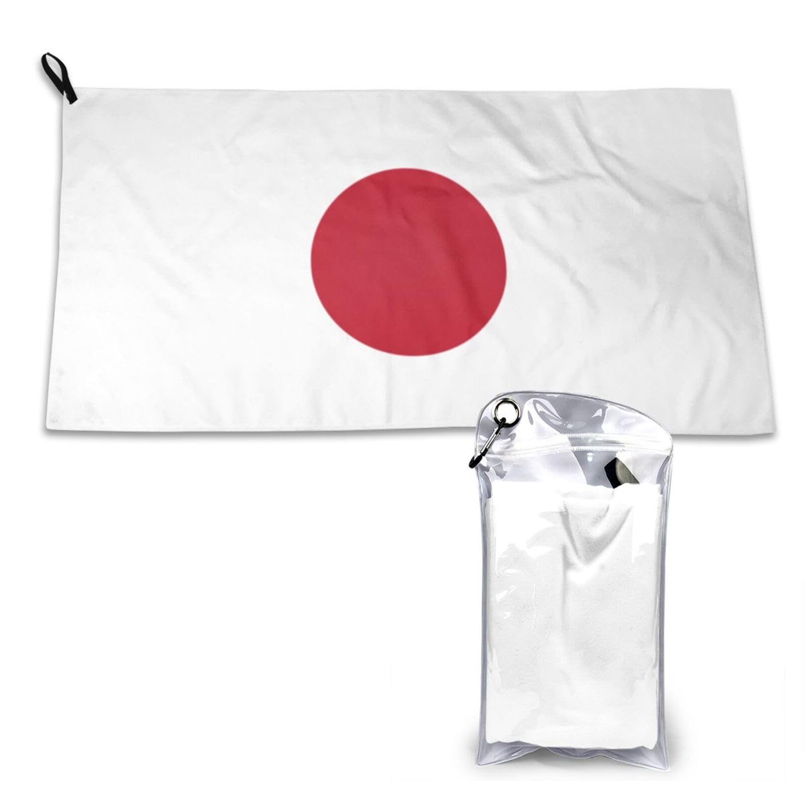 DUYKIMQW Japanese flag Print Quick Dry Towel 16x31.5in White