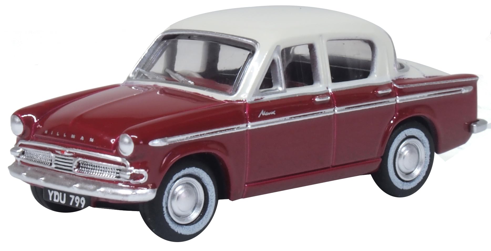 Oxford Diecast 1:76 Hillman Minx MkIIIA Pippin Red/Pearl Grey Collectable model 76HM002