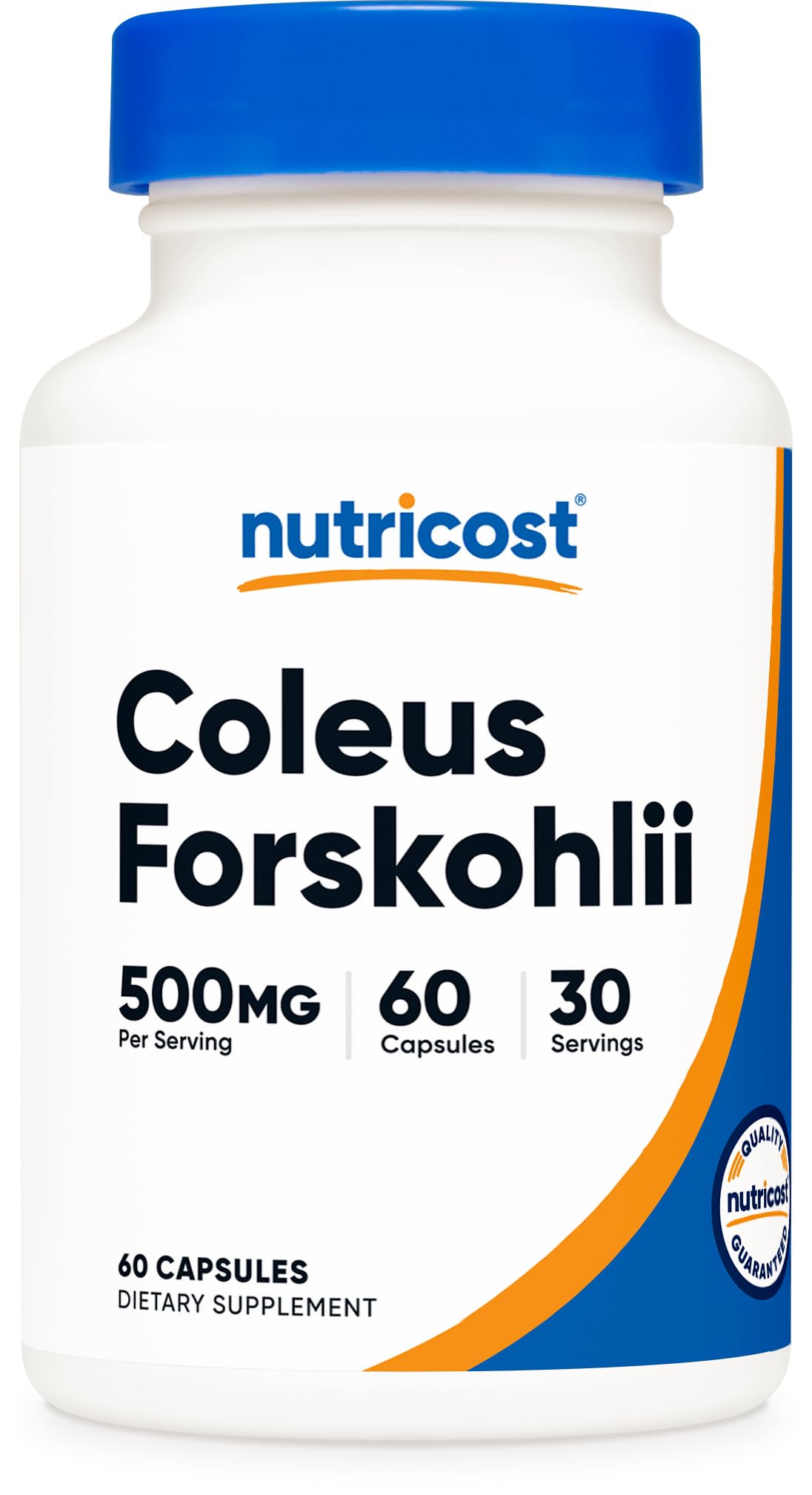 Coleus Forskohlii 500mg, 60 Capsules - Maximum Strength Formula
