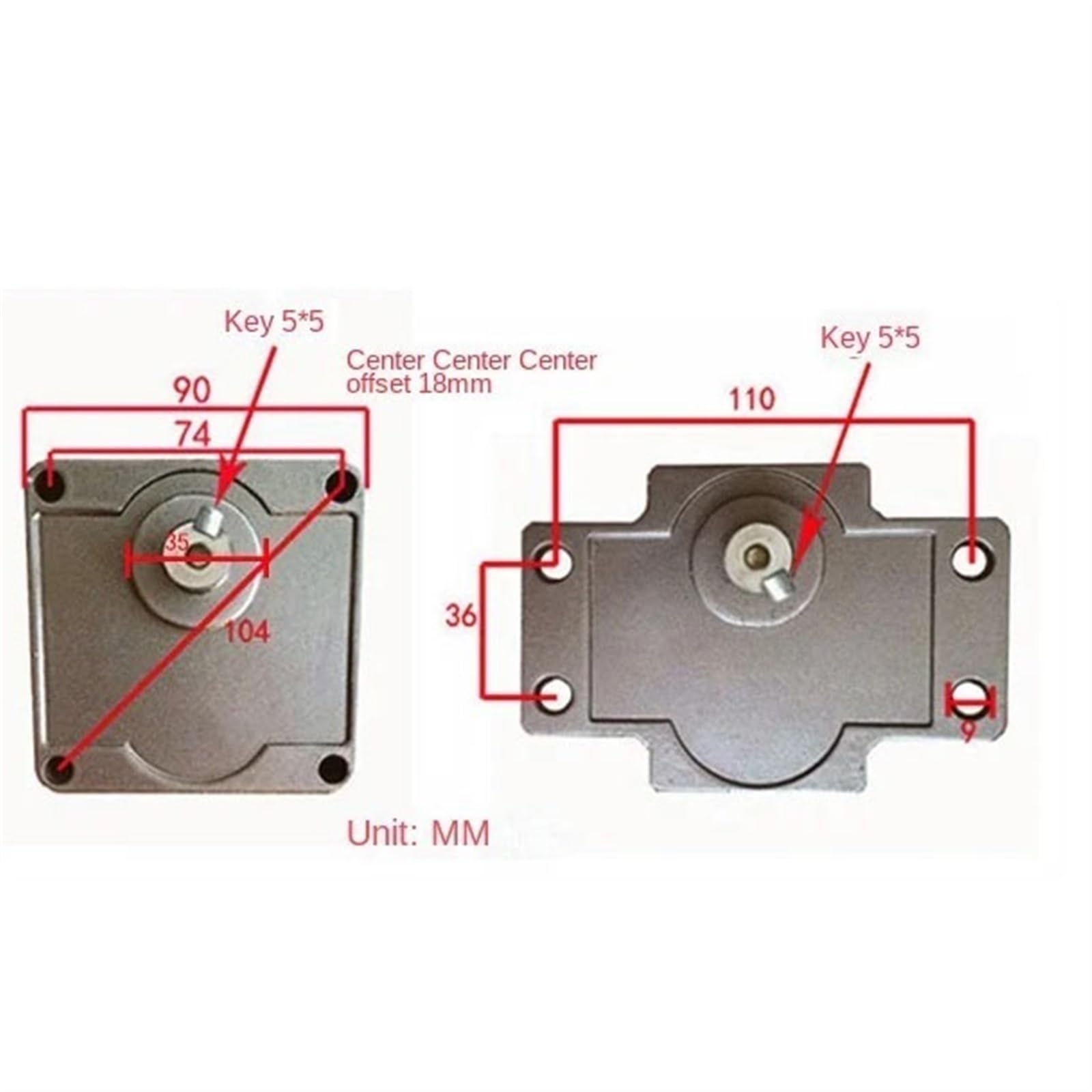Motorreductor de velocidad ajustable de 140 W, 220 V CA, monofásico, 5IK140RGU-CF, eje de 15 mm Reducción de par(200K 7rpm)