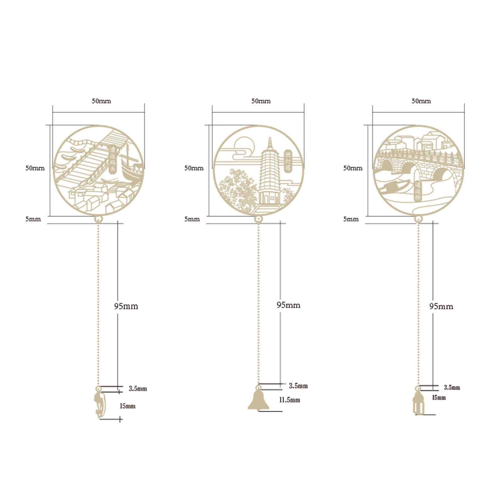 Signet 3PCS Signets en métal Bookmark avec boîte-Cadeau for Femmes étudiant Enseignant Graduation Cadeau de Noël signets pour Hommes Femmes
