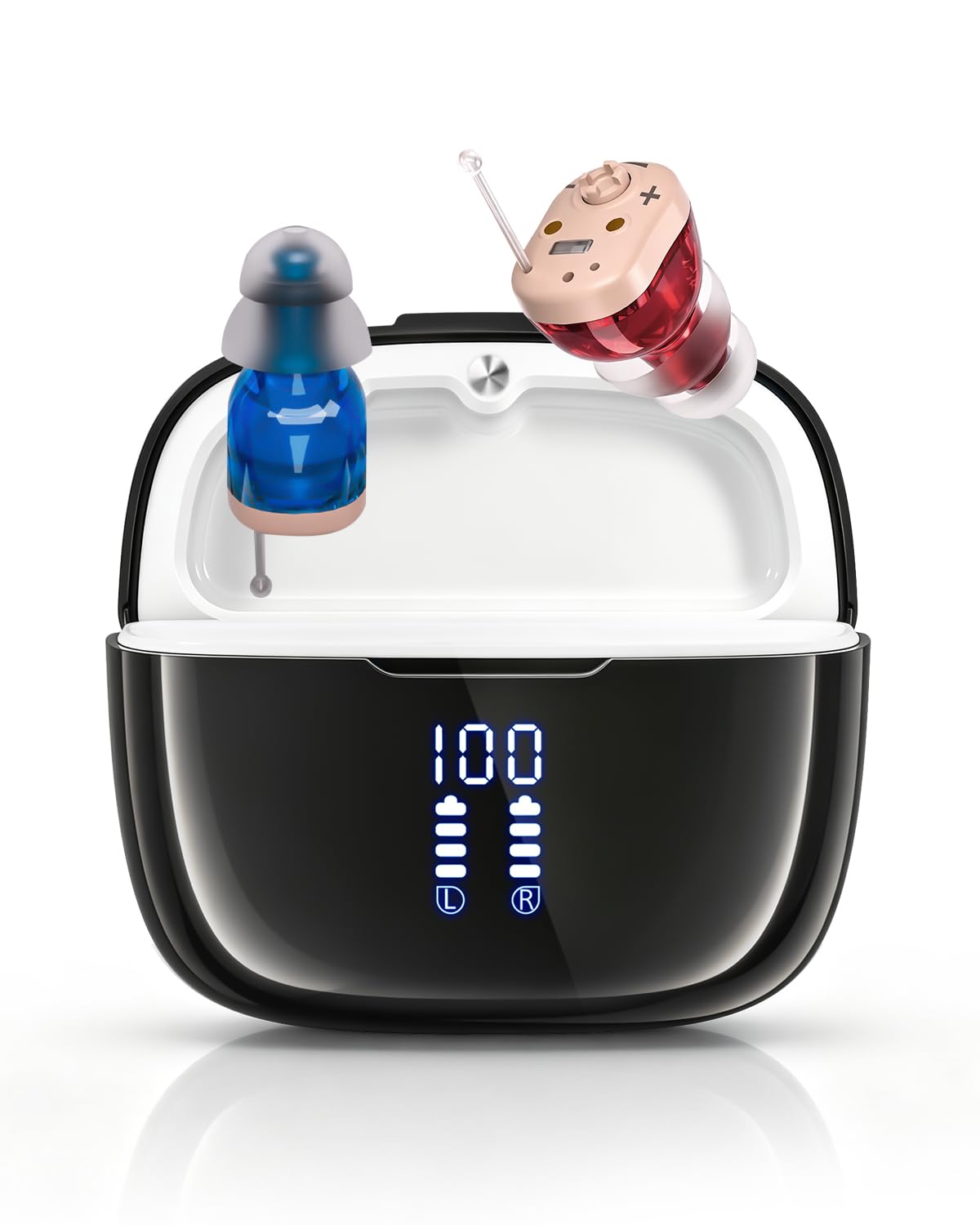 Dispositivos de audio intraauriculares recargables,Activación automática