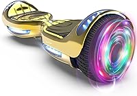 HOVERSTAR HS2.01 Certified Hoverboard with Bluetooth, LED Flash Wheels & Lights - Self-Balancing Scooter for Kids