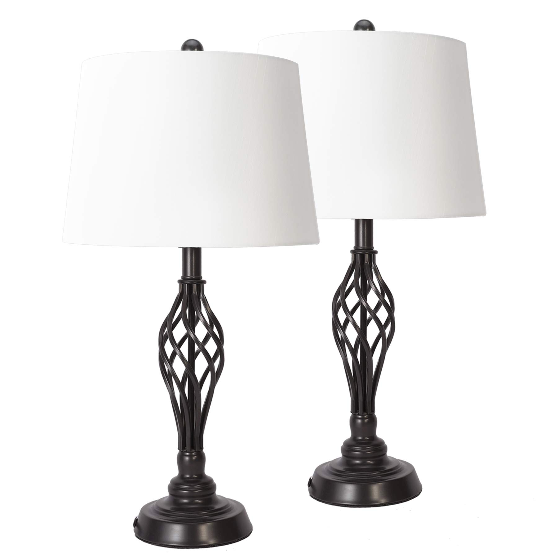 farmhouse table lamp set