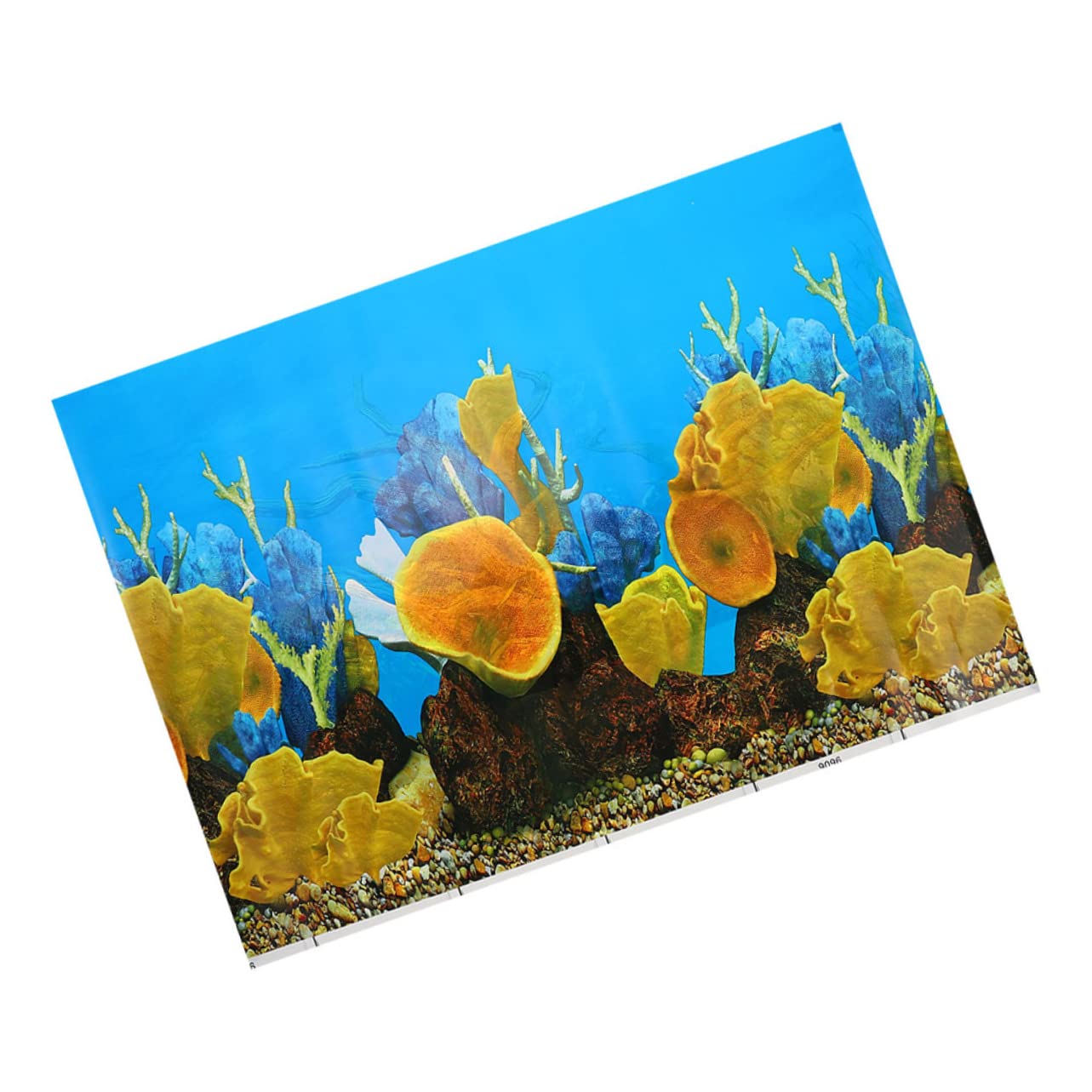UPKOCH 4 Pezzi Sfondo del Serbatoio del Pesce Acquario sotto Lo Sfondo dell'Oceano sfondi pianta Decorazione del Fondo del carro Armato di Pesci Decalcomania di Sfondo Acquario Vinile